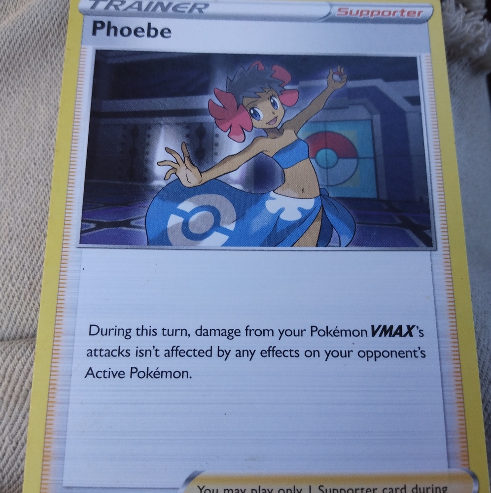 A phoebe trainer card